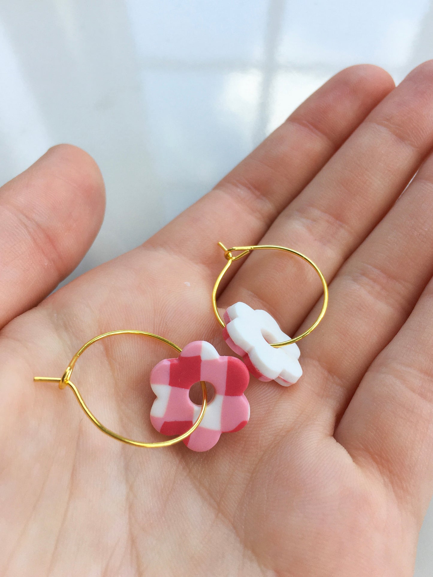 Fleur hoops
