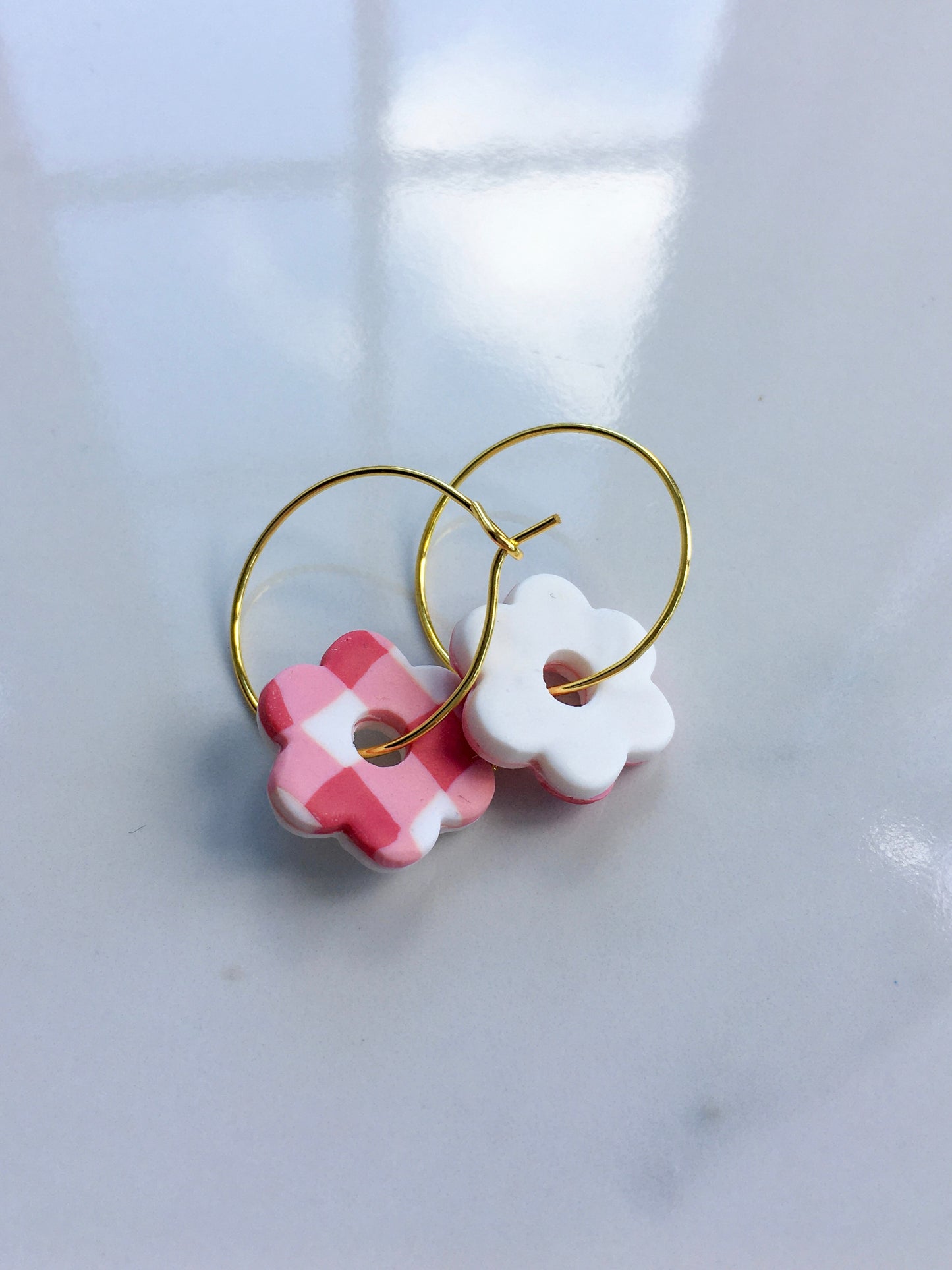 Fleur hoops