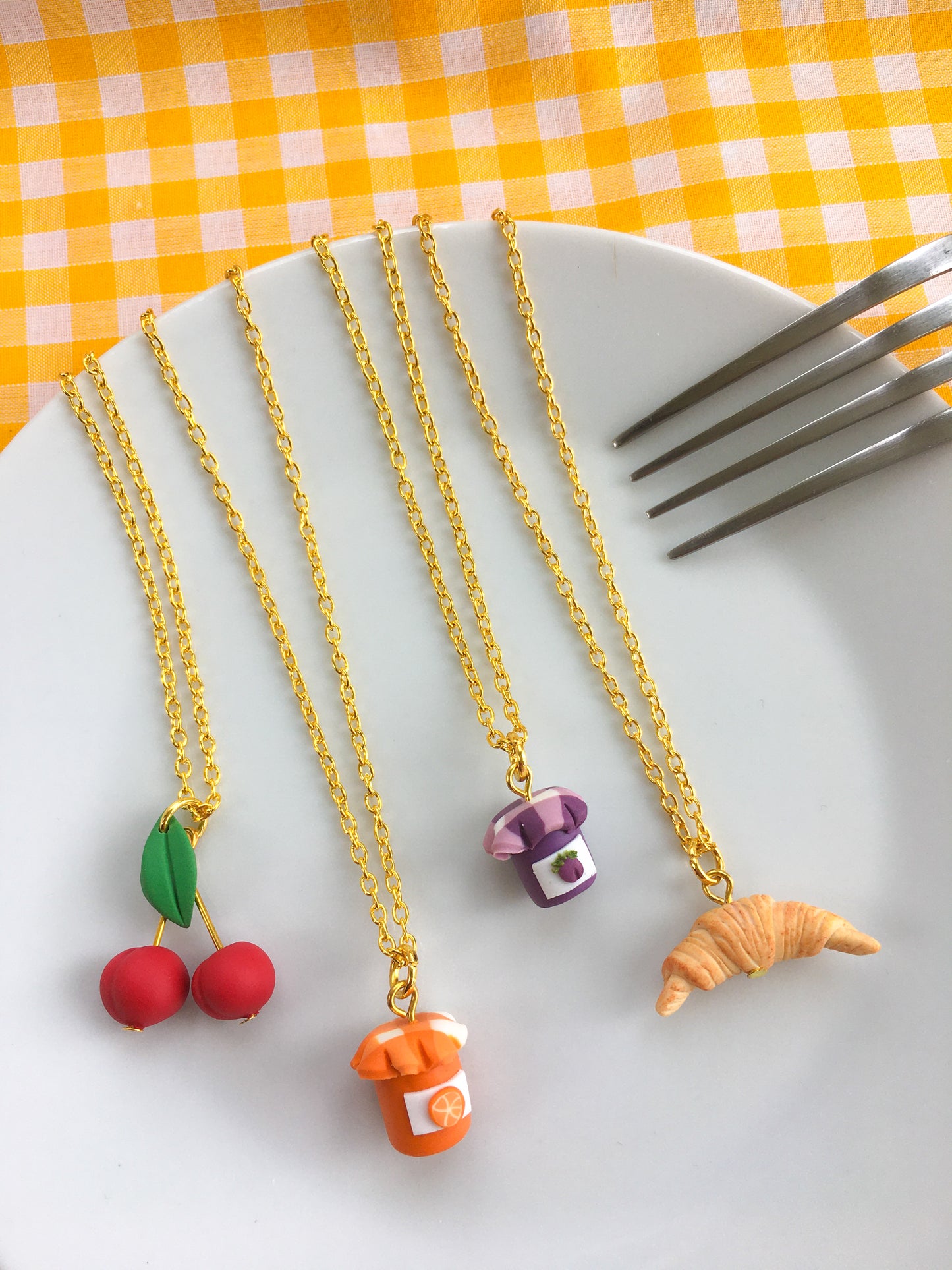 Croissant necklace