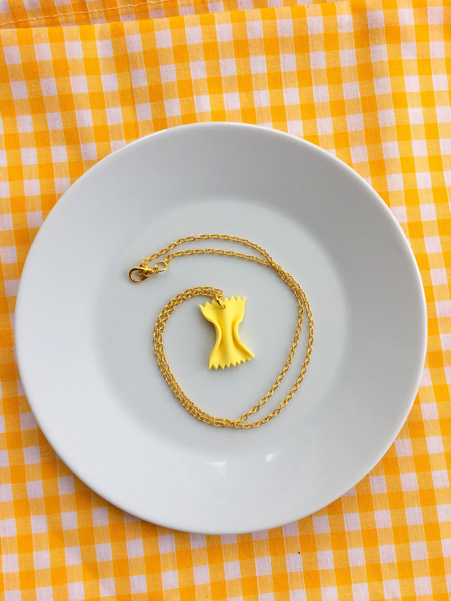 Farfalle necklace