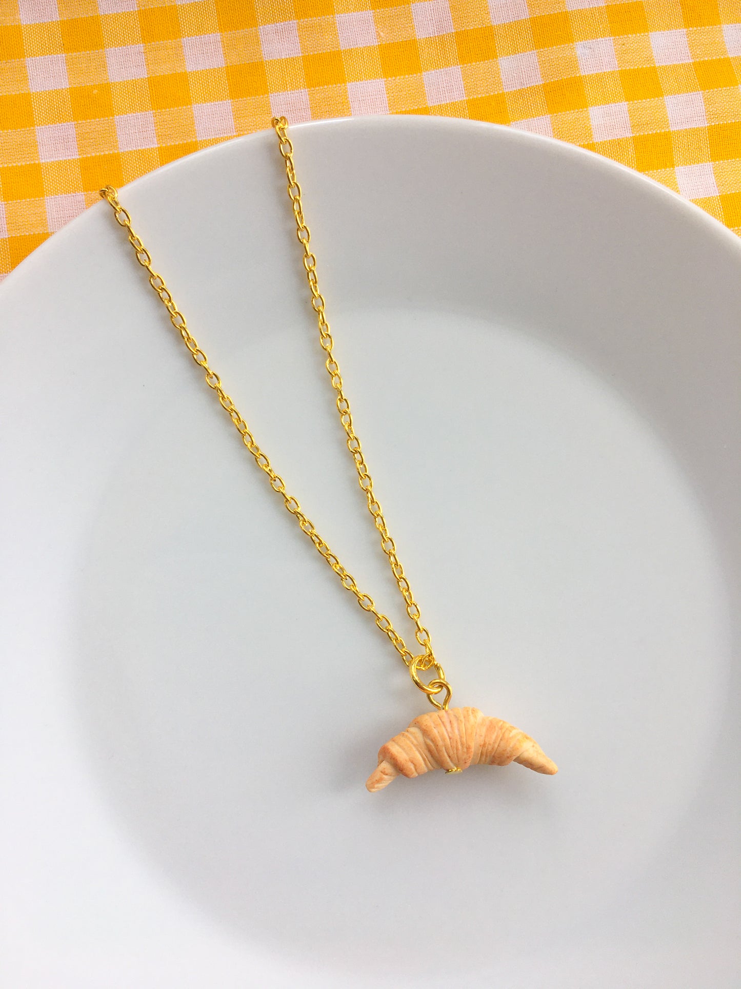 Croissant necklace