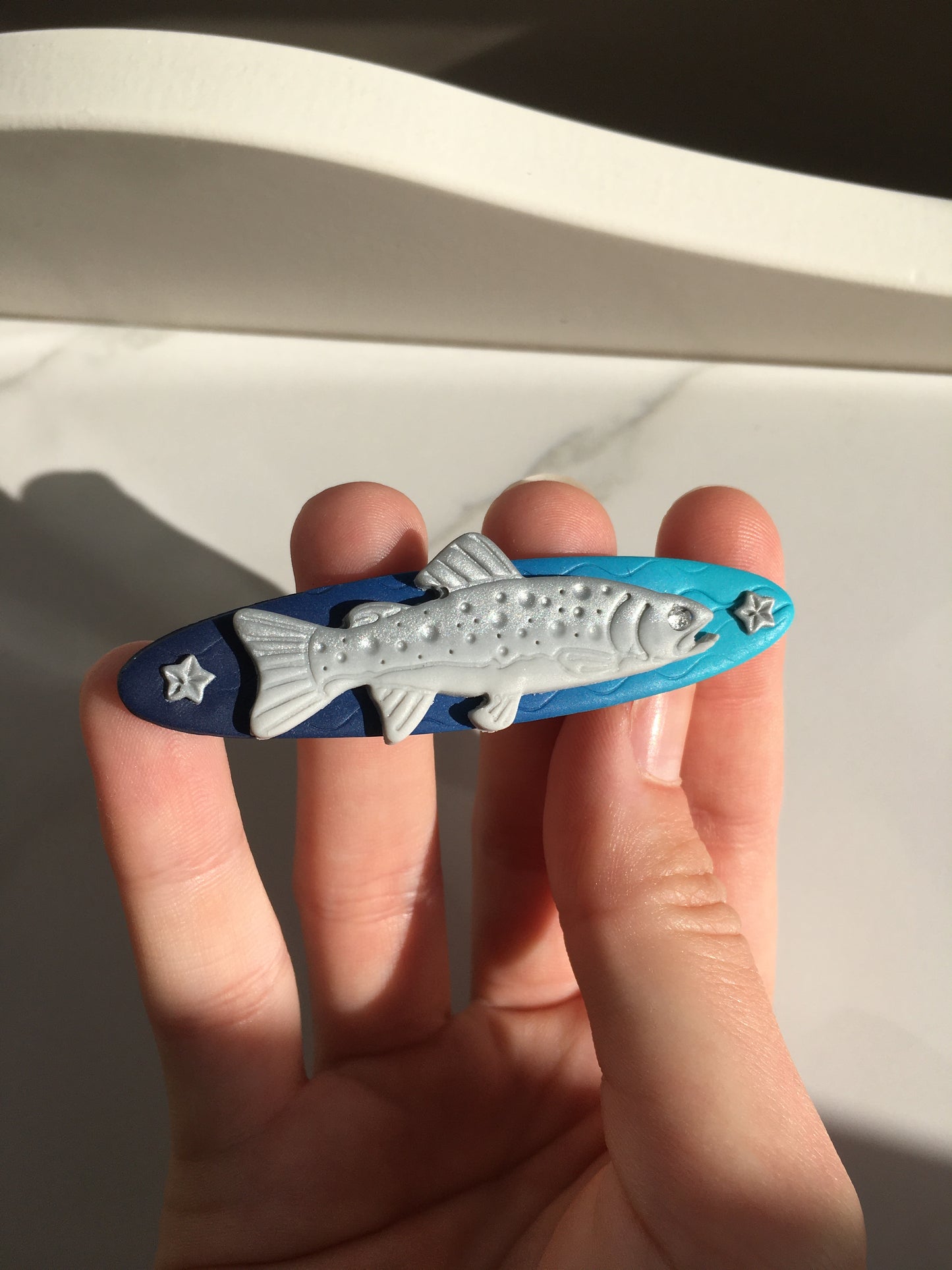 Shimmerfish Barrette