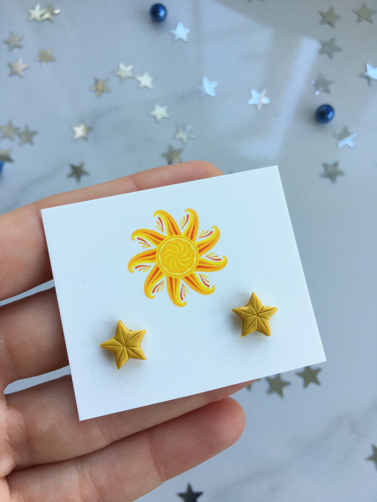 Golden Star studs