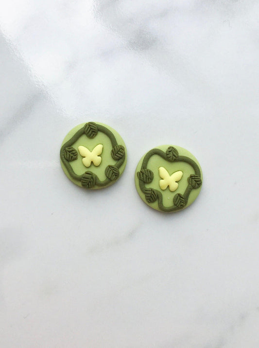 Woodland Magic butterfly studs