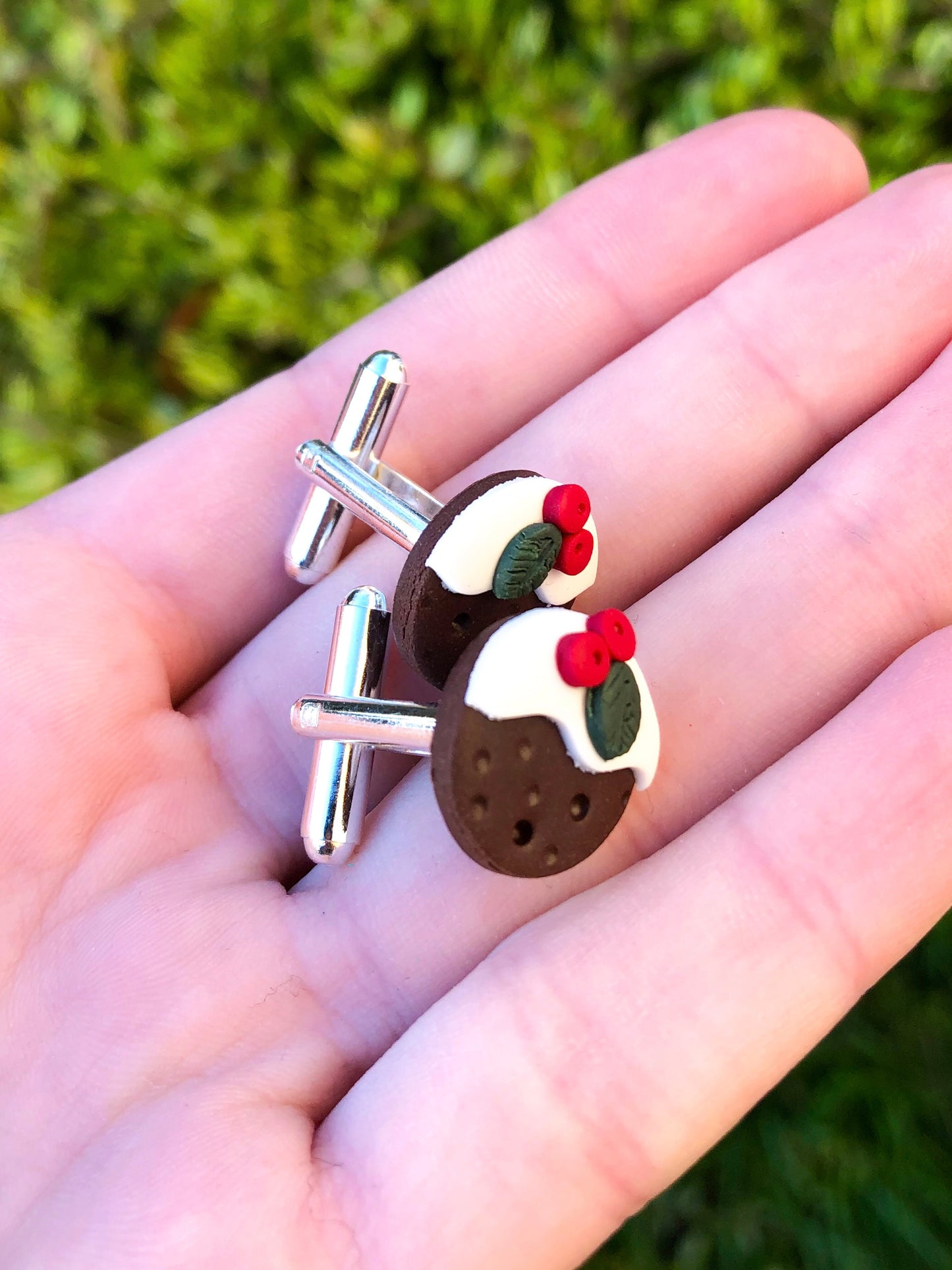 Christmas Pud cufflinks