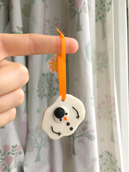 Melting Snowman ornament