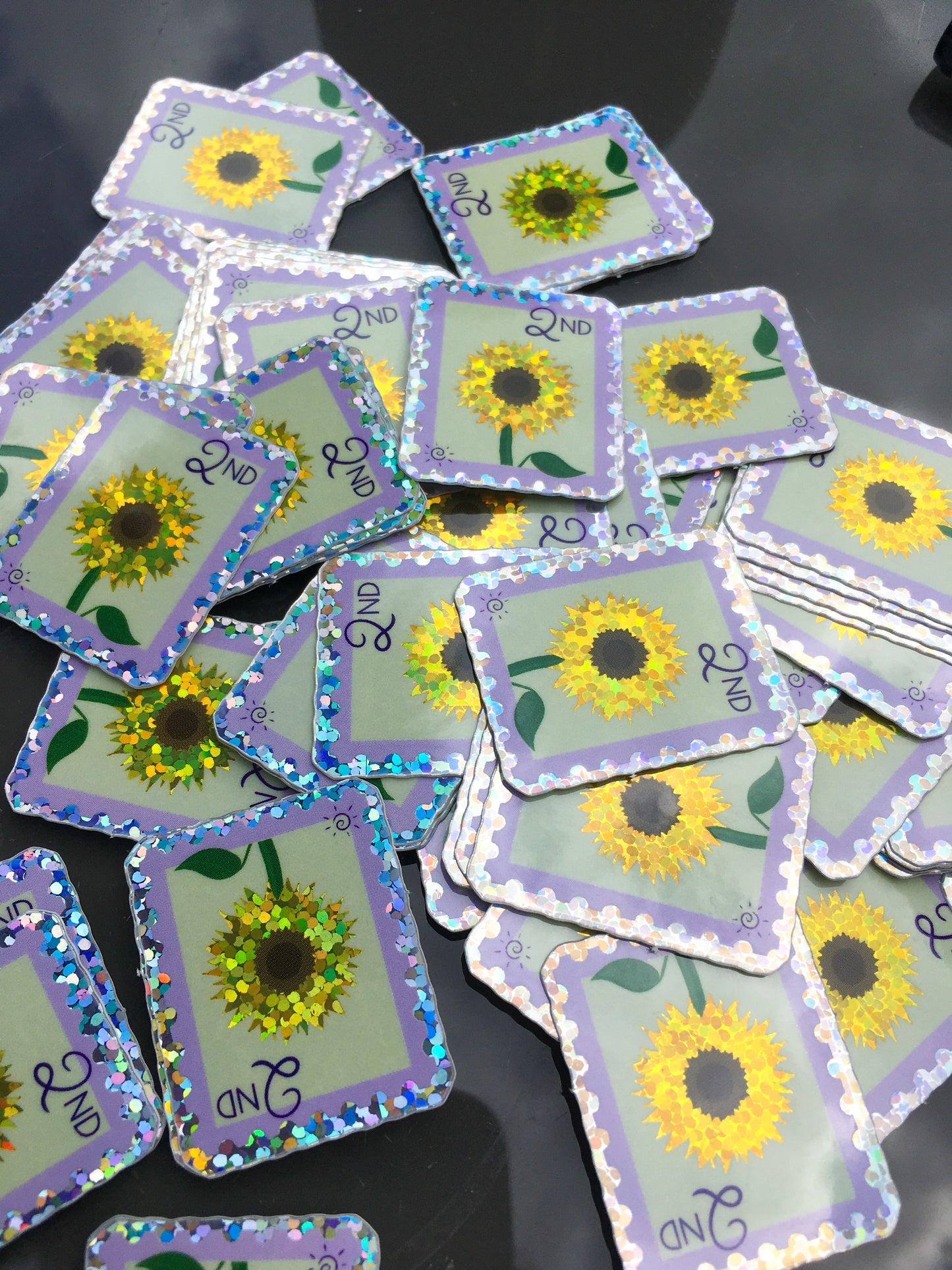 Sunflower Stamp sticker