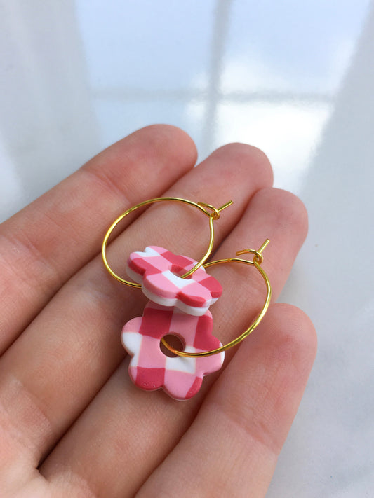 Fleur hoops
