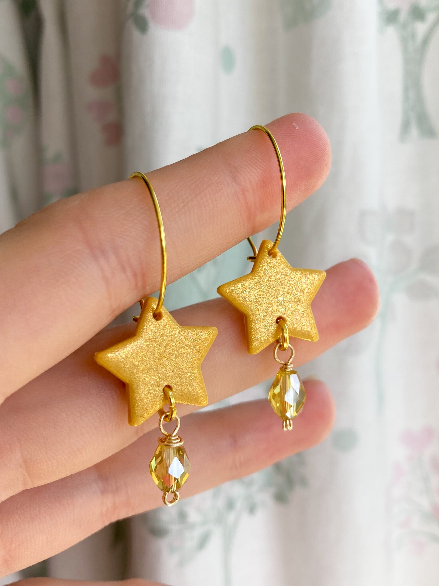 Wishing On You star hoops
