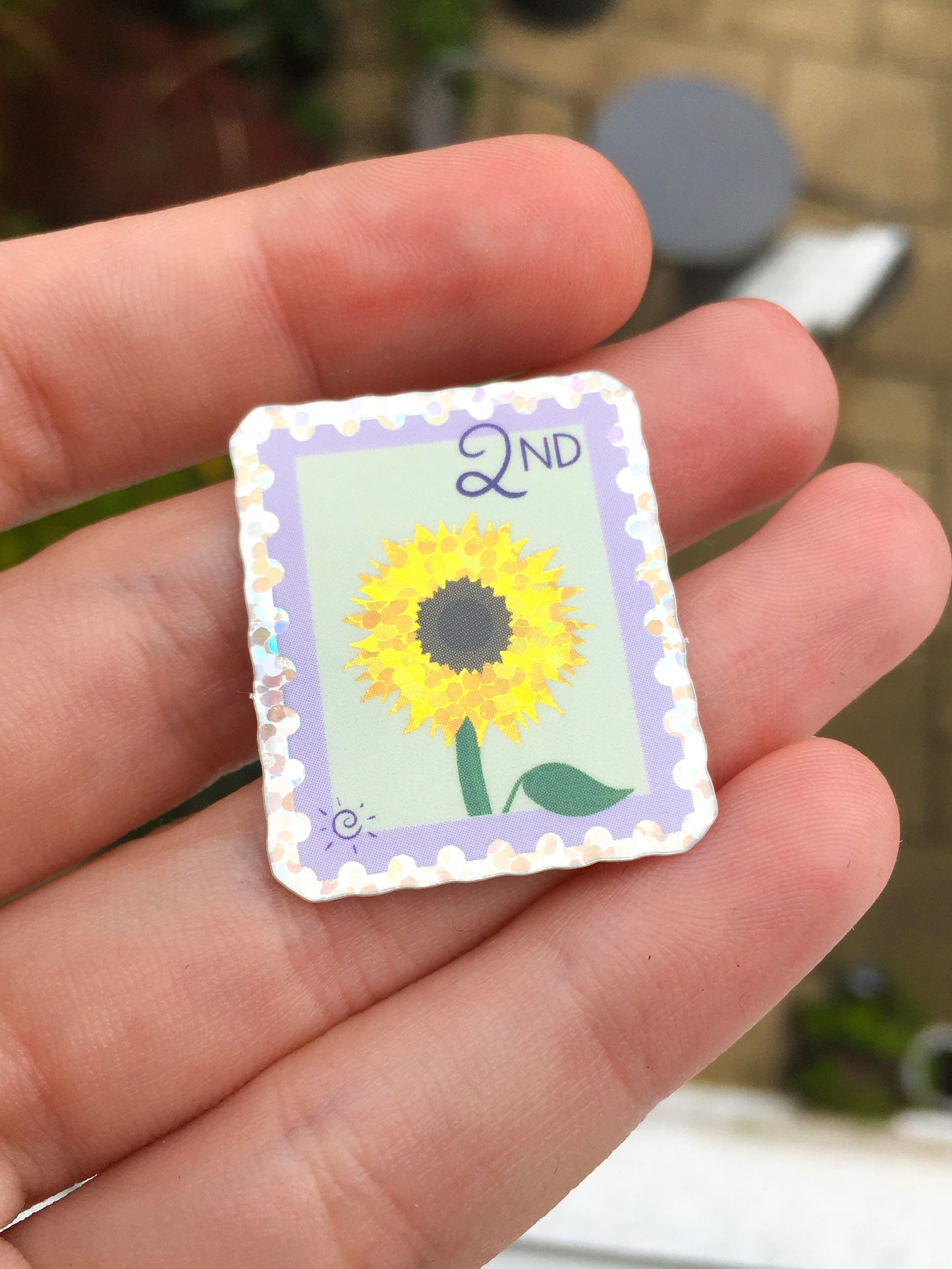 Sunflower Stamp sticker