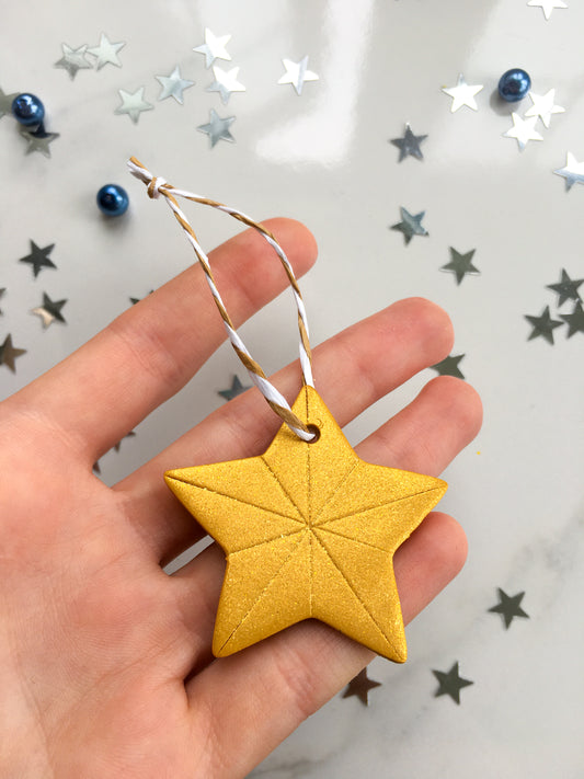 Golden Stars ornament
