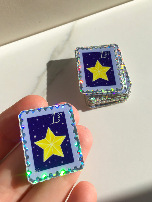 Star Stamp Sticker