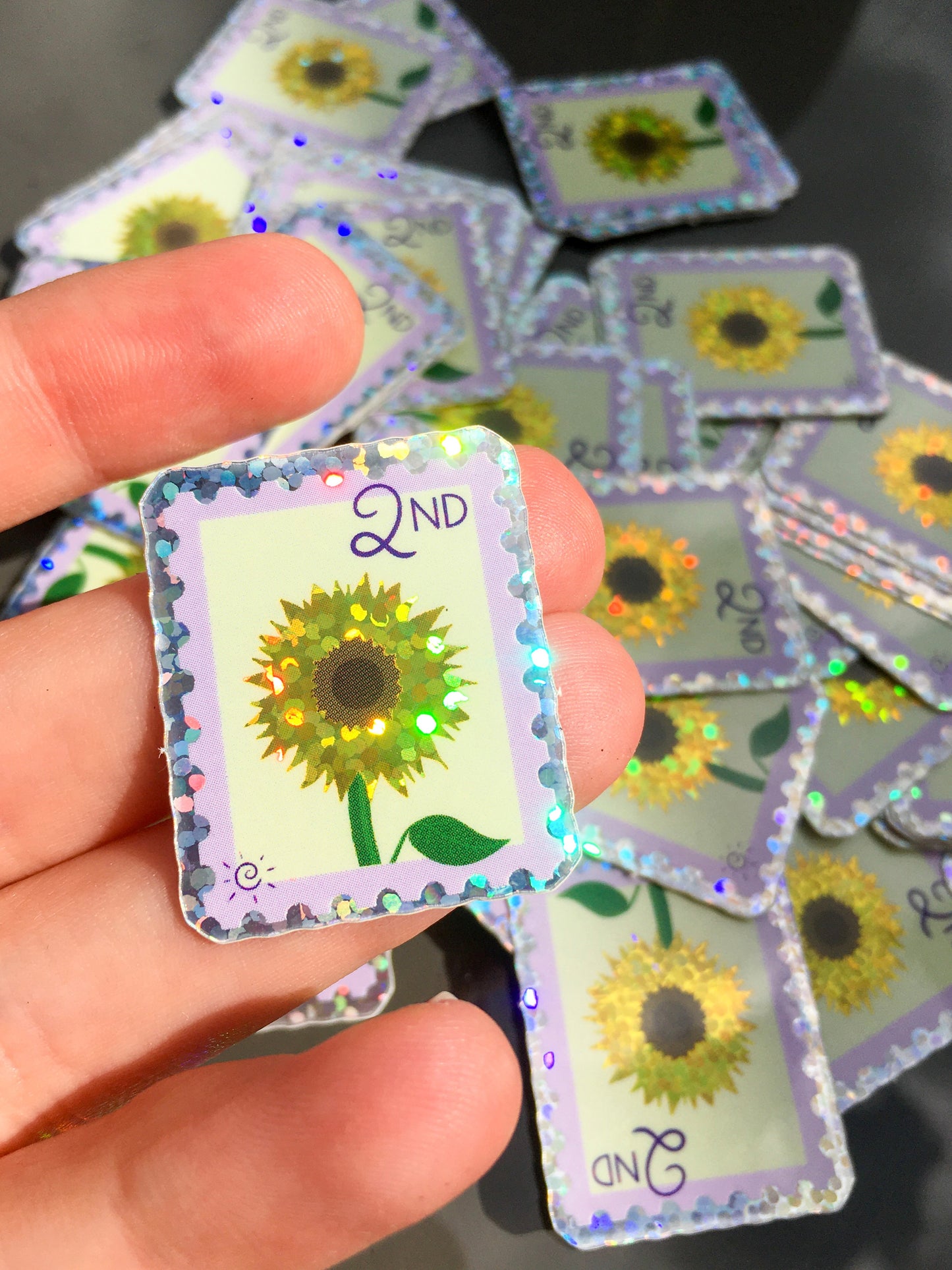 Sunflower Stamp sticker