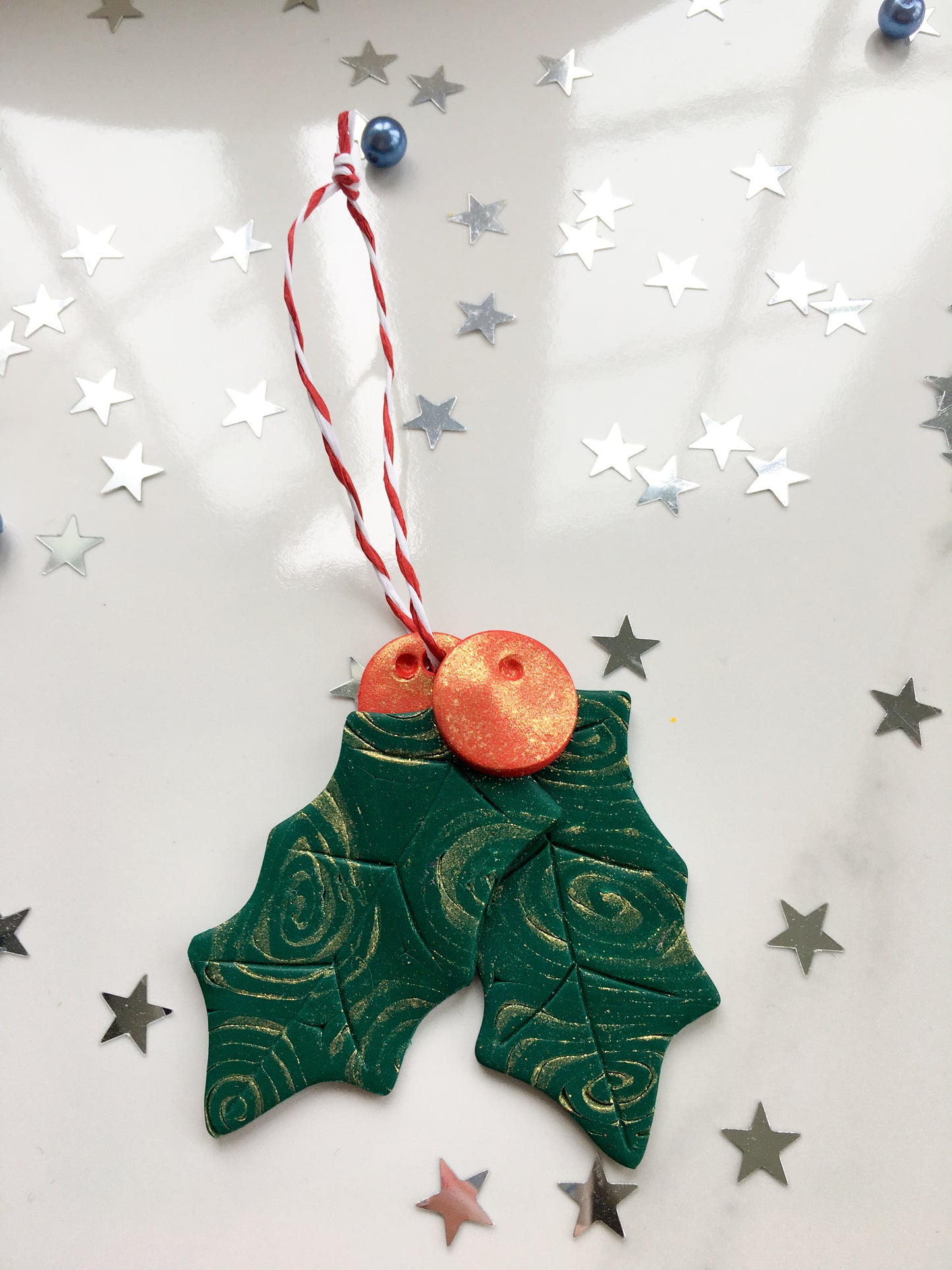 Sparkling Holly ornament