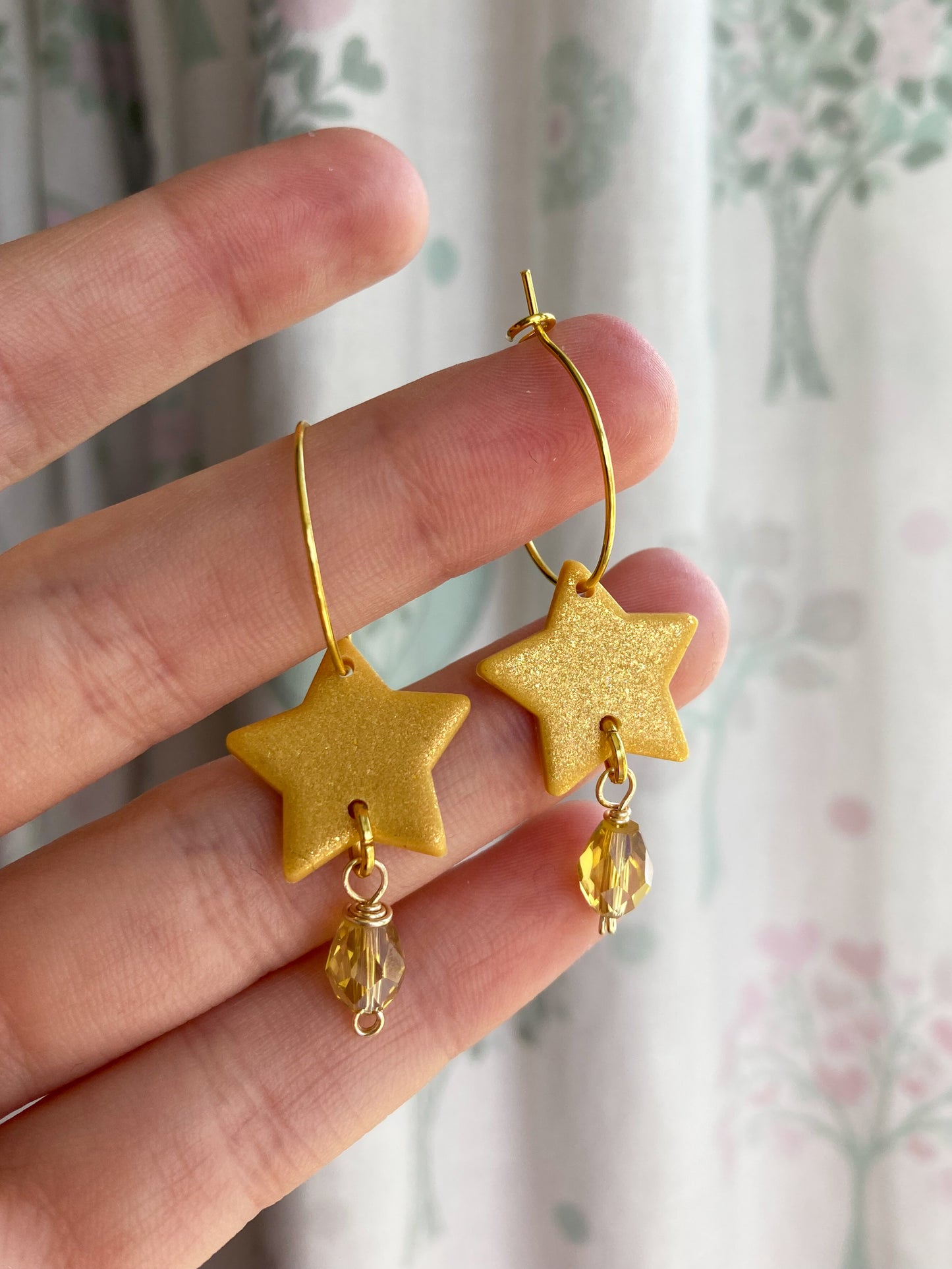 Wishing On You star hoops