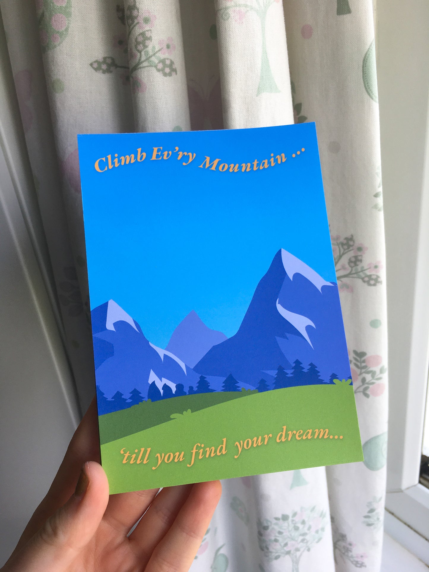 Climb Ev'ry Mountain notepad