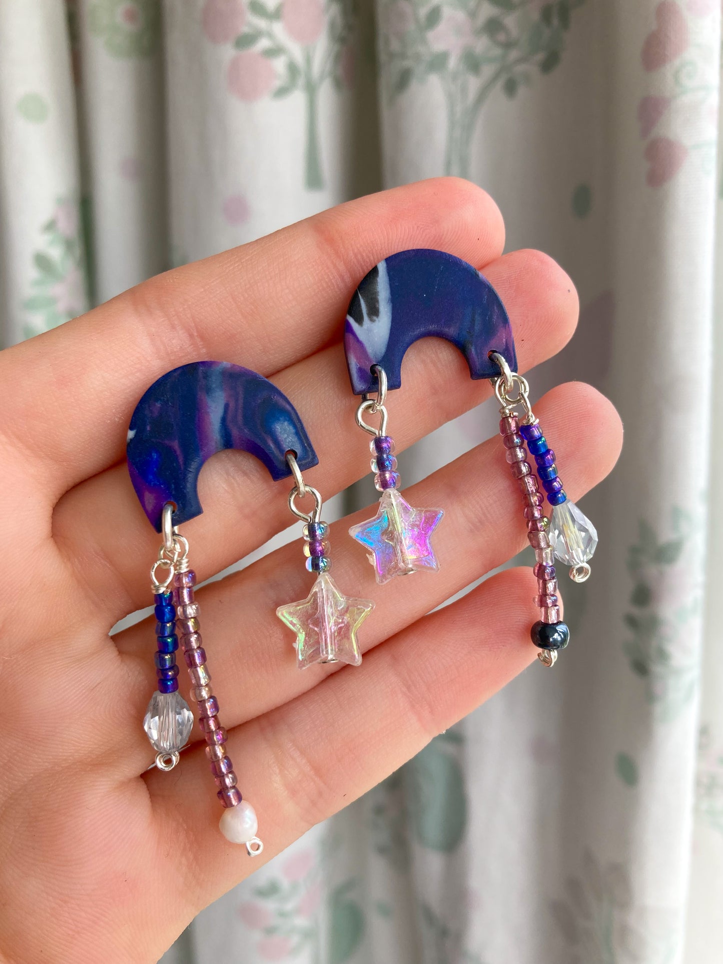 Aurora beaded dangles