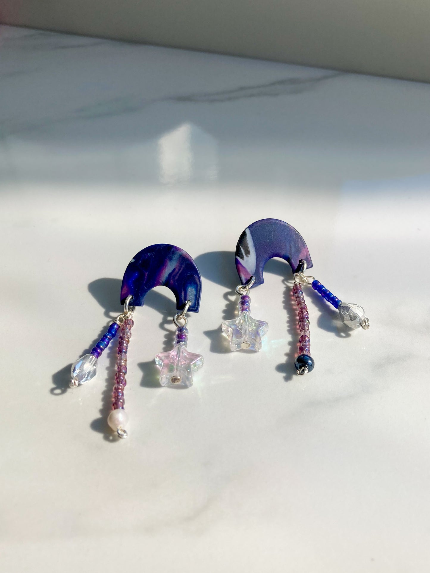 Aurora beaded dangles