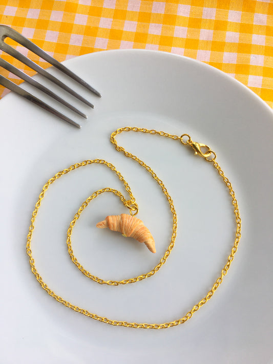 Croissant necklace