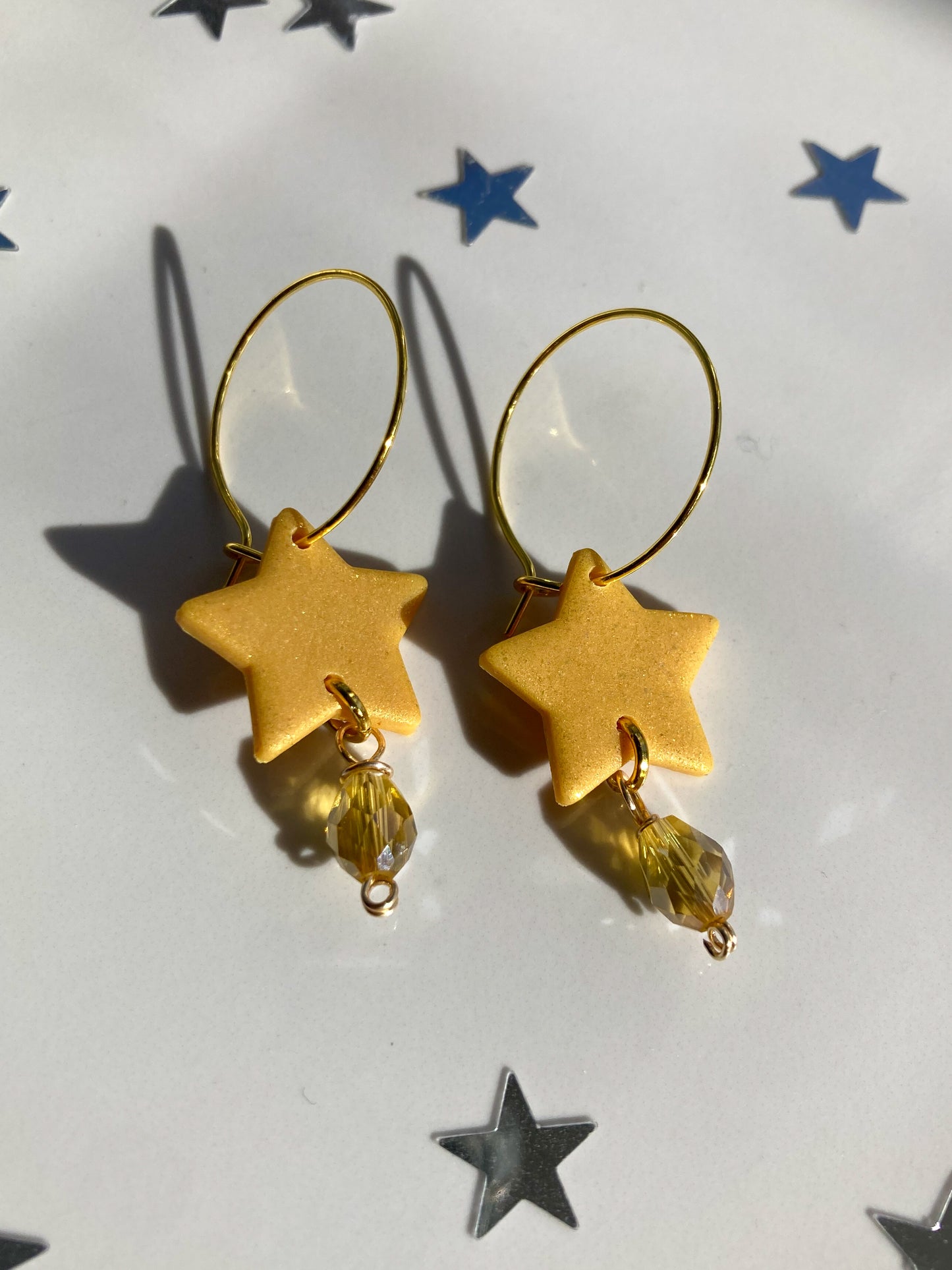 Wishing On You star hoops