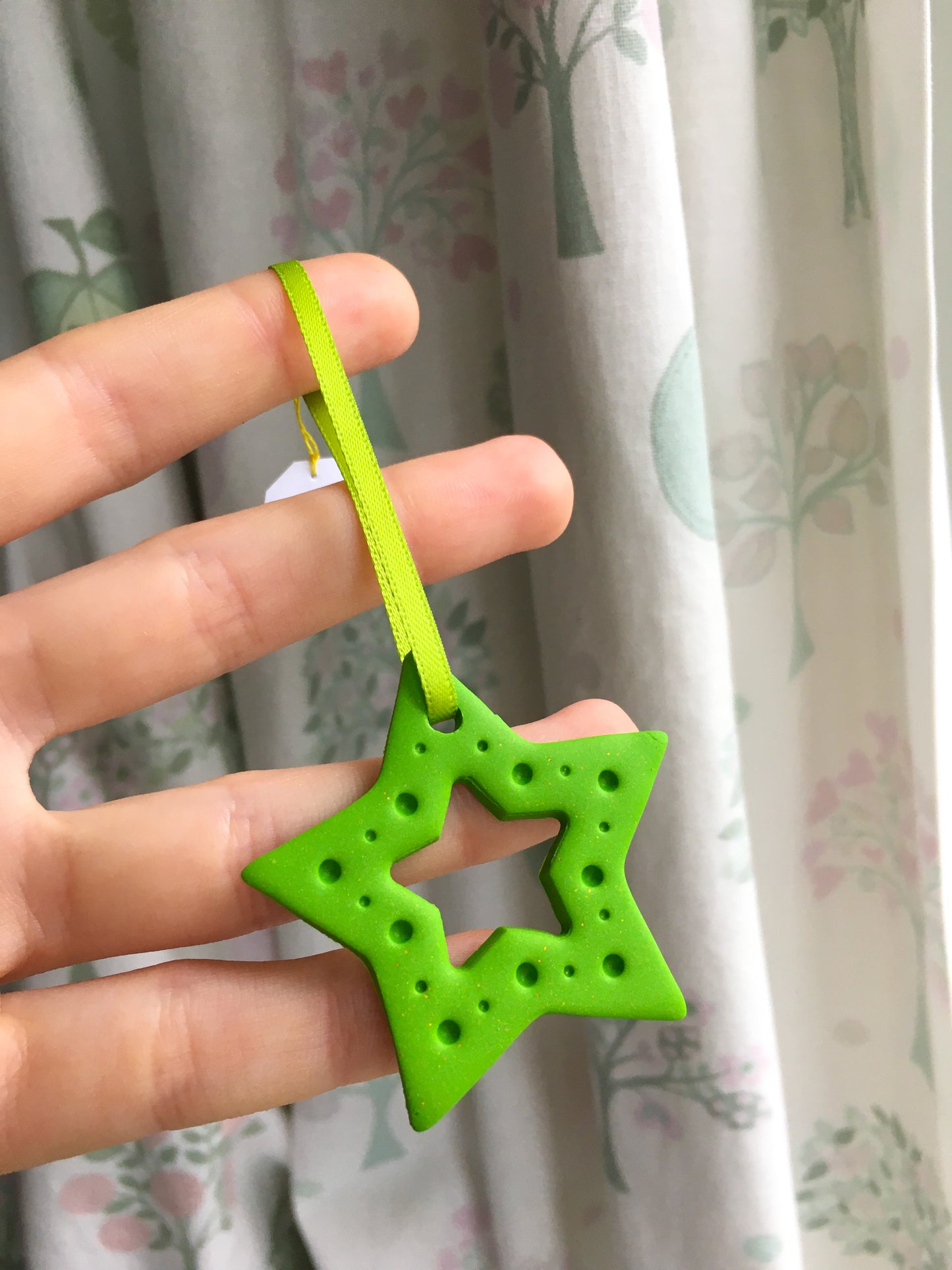 Colourful Hollow Stars ornament