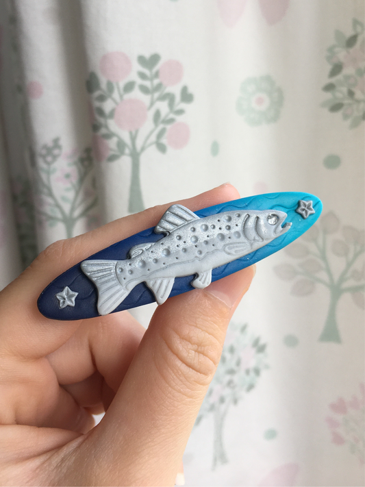 Shimmerfish Barrette