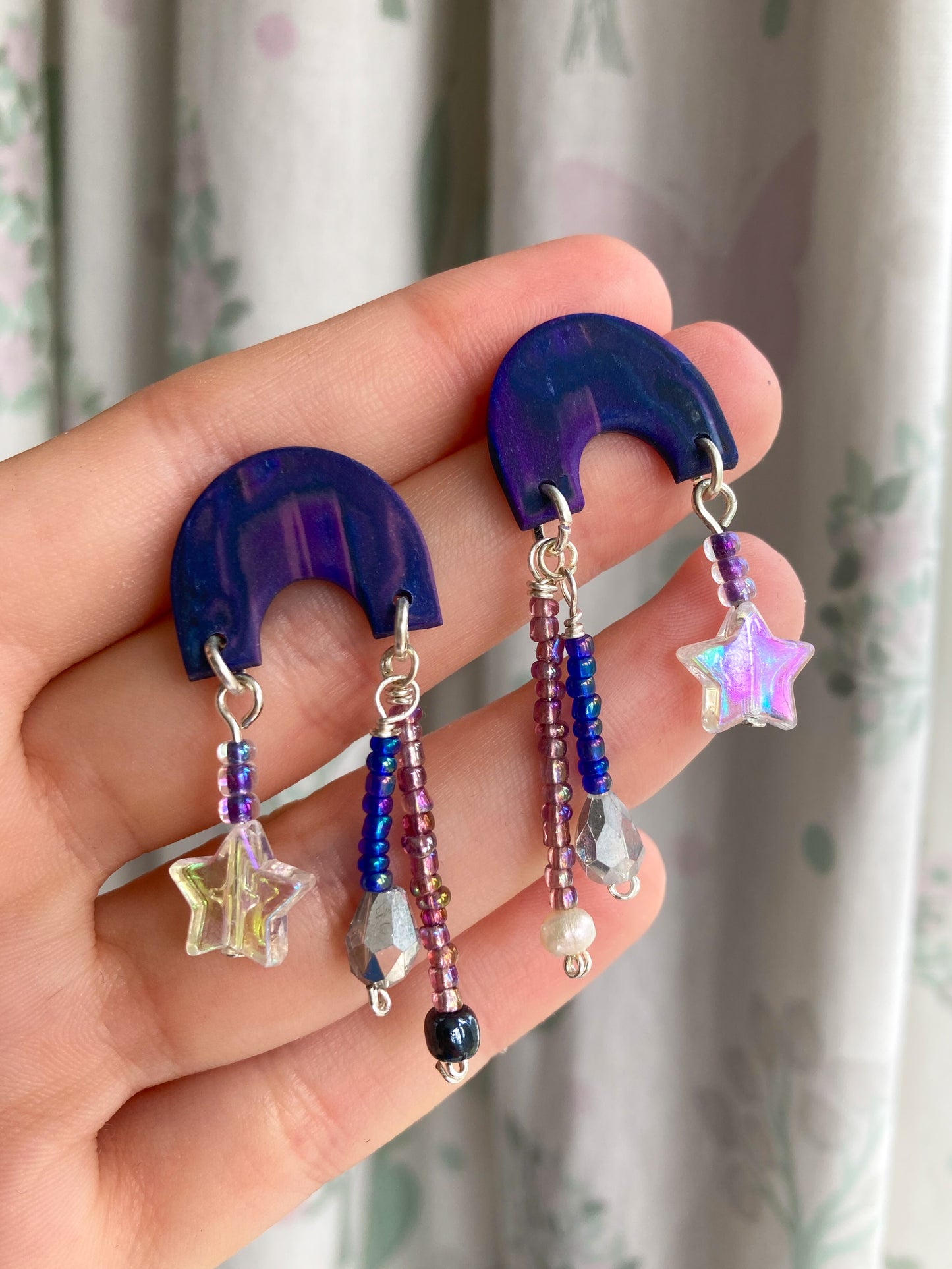 Aurora beaded dangles