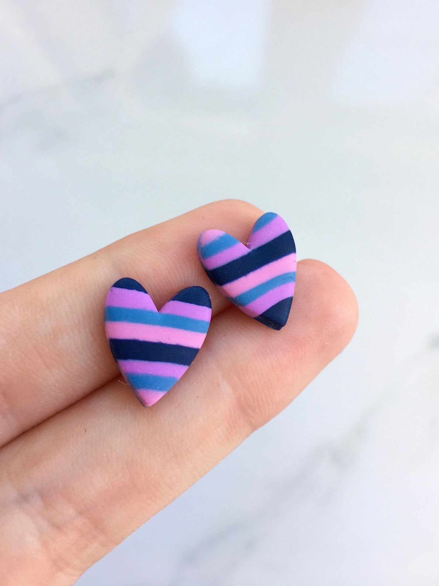 Heart Studs - Various