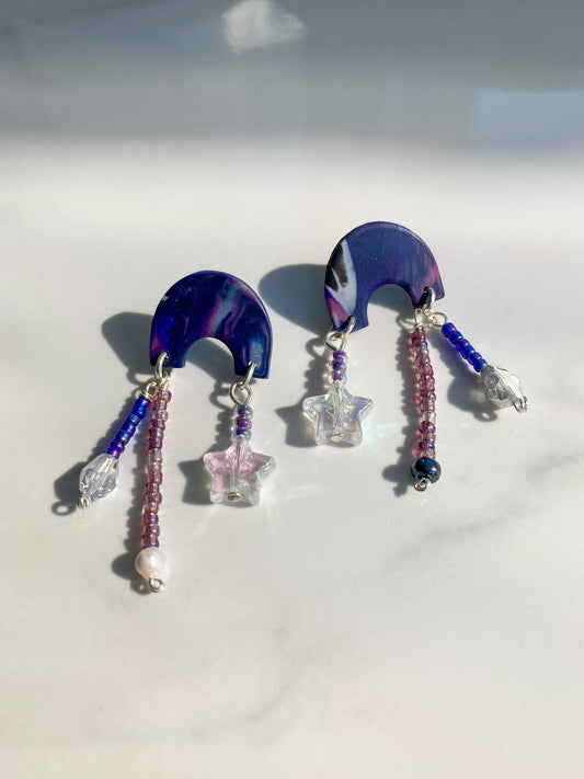 Aurora beaded dangles