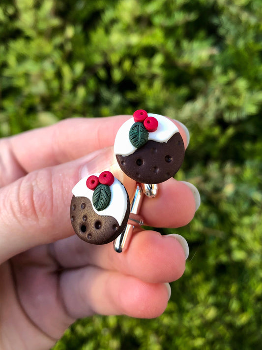 Christmas Pud cufflinks