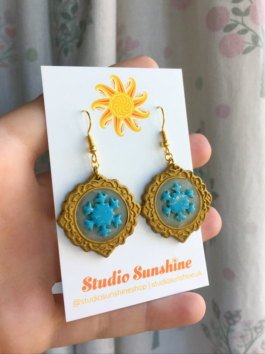 Captured Snowflake Frames