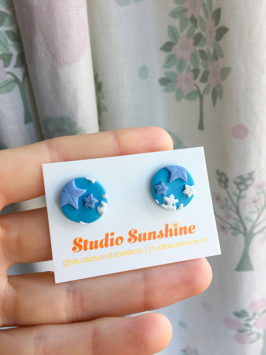 December Skies studs