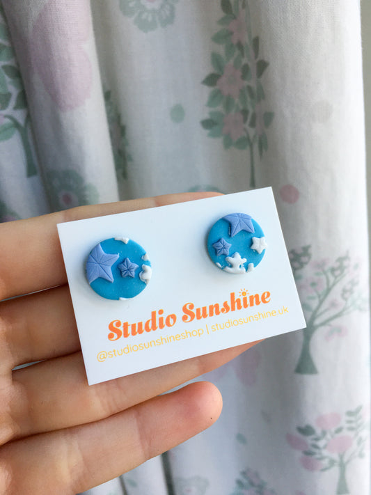 December Skies studs