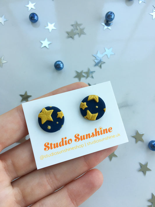 Starry Night studs