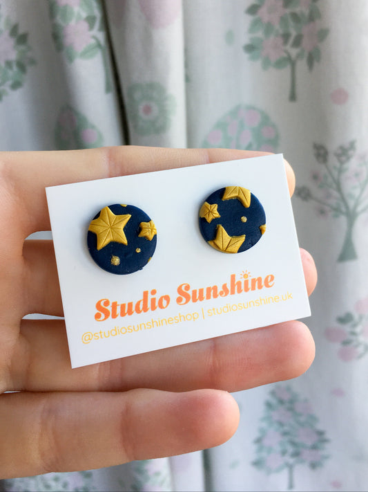 Starry Night studs