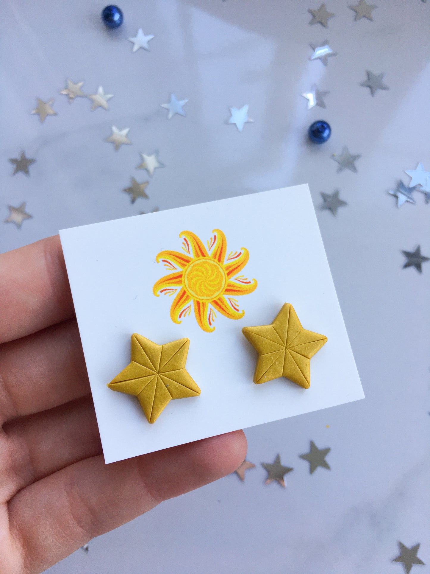 Golden Star studs