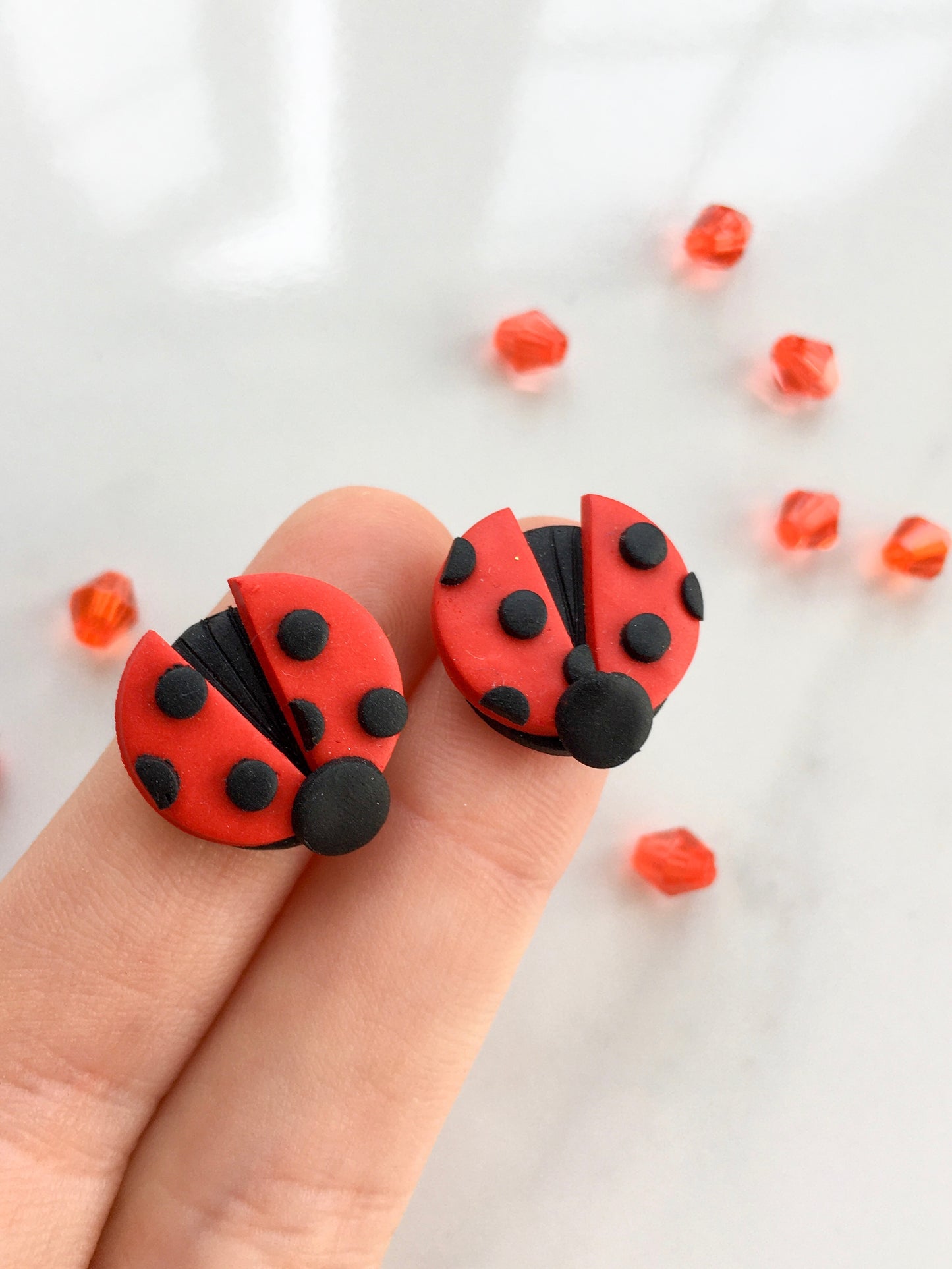 Ladybird studs