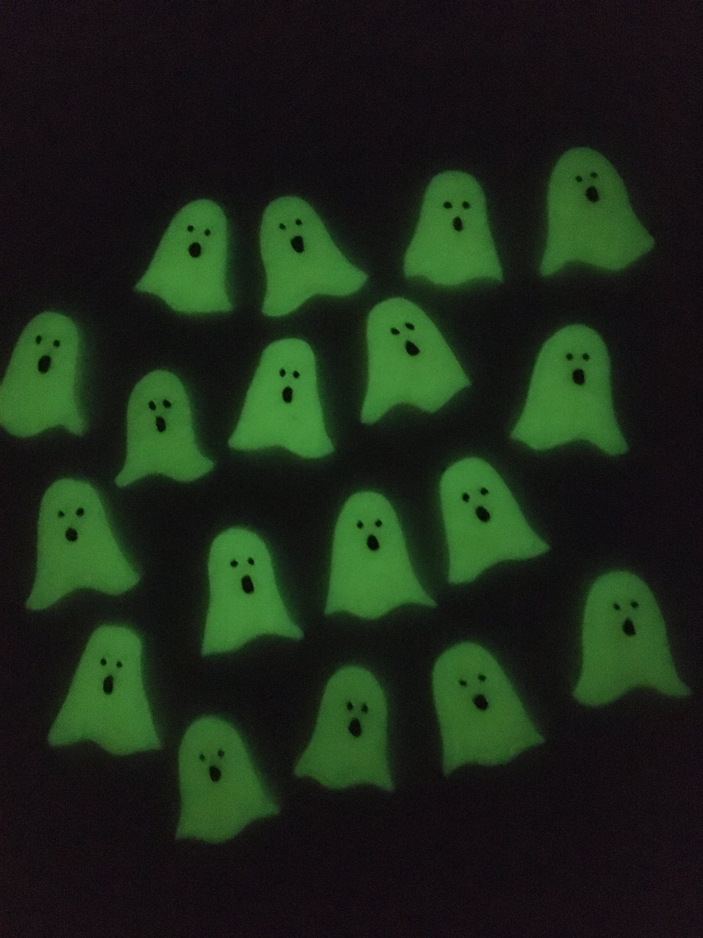 Glow Ghost studs